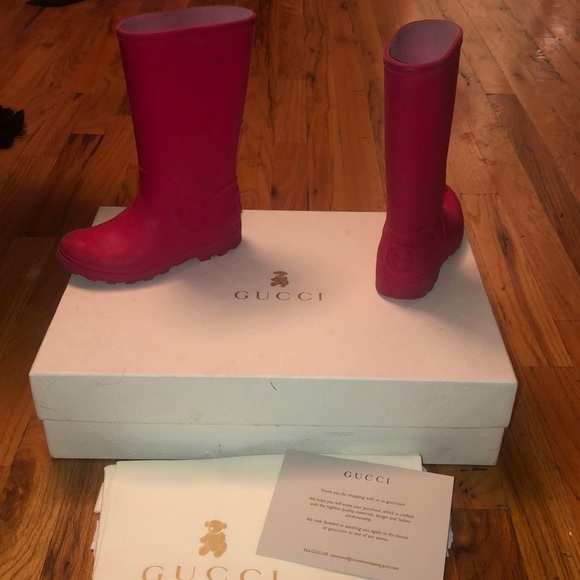Gucci Other - Gucci kids rain boots
